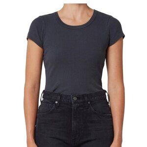 Citizens of Humanity‎ Pierre Tee Organic Cotton Washed Black Color Size Medium